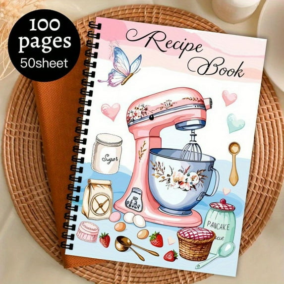 Home Cleaning Schedule Planner Notebook - for Christmas & 2026 Household Cleaning Organization, Coil-Bound Annual Cleaning Checklist Journal, Organized Household Cleaning Tracker, 8.26*5.82in, Pink