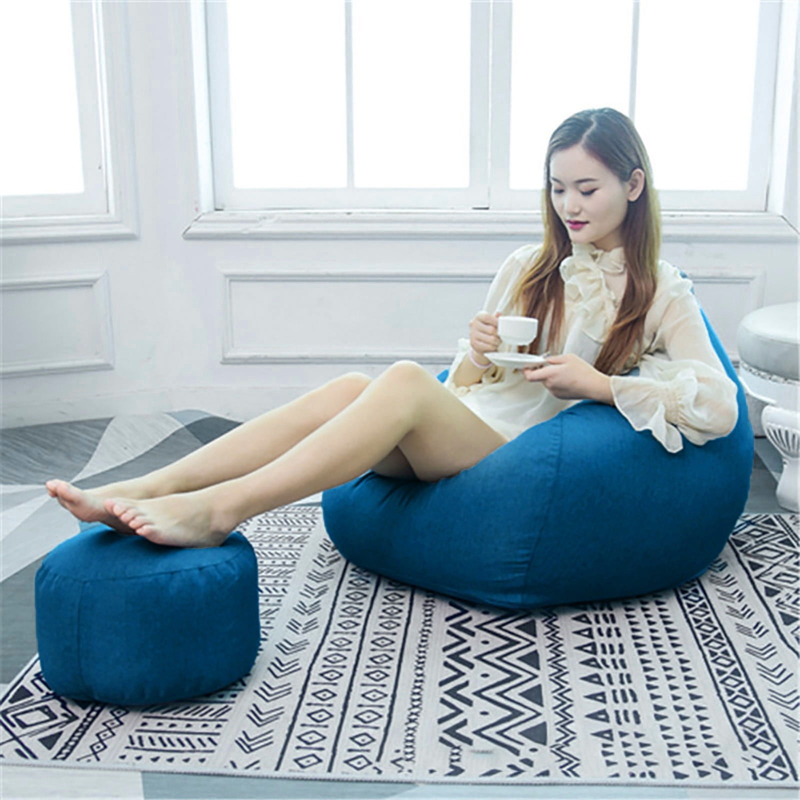 Home Clear plastic futon sofa pillow cover Ocean futon cover Futon covers clearance Pillow Case Fillable Removable And Washable Linen Cushion Futon