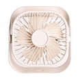 thumbnail image 1 of Kyusrd Fan, I for Home, Office, Dorm Wall-mounted Or Standing Portable Fan 360 Degree Rotatable USB Rechargeable Fan 3 Speeds Suitable For Travel Home Office And Bedroom Use, 1 of 9