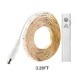 thumbnail image 1 of Kyusrd string lights，Motion Sensor Strip, LED Counter Lights, Upgraded Battery Operated LED Strip For Wardrobe,Stair,Pantry,Under Cabinet,Cupboard,Bed,Locker,Warmwhite, 1 of 8