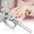 thumbnail image 1 of TOPRenddon Ring Sizer Measurement Tool Reusable Finger Size Measurement Tape With Glass Jewelry Size Measurement Tool 1-17 US Ring Size, 1 of 4