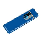 Home Clearance Under $5.00 Vsontor Cigarettes Electric Usb Charging Rechargeable Flameless Lighter Screen Induction Blue One Size QL7110