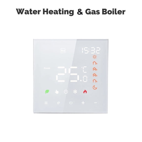 Home Climate Management Smart Thermostat Energy Saving Device Elegant Design Enhanced Safety Features Heating And Cooling