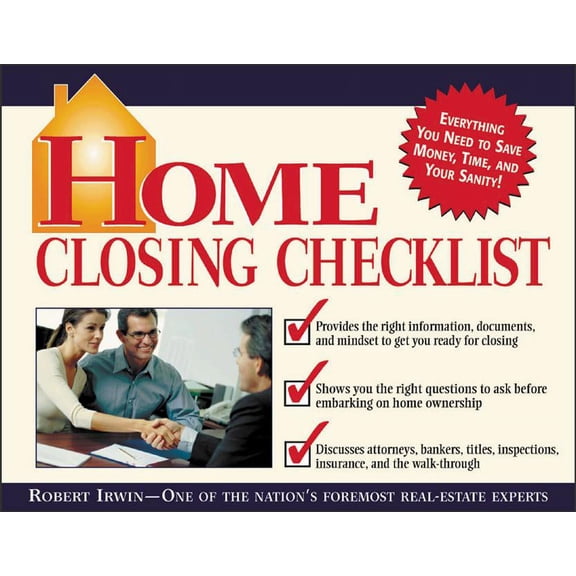 Home Closing Checklist, (Paperback)