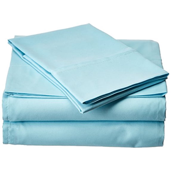 Home Collection 3 Piece Hotel Quality Ultra Soft Deep Pocket Bed Sheet Set - Twin XL - Aqua