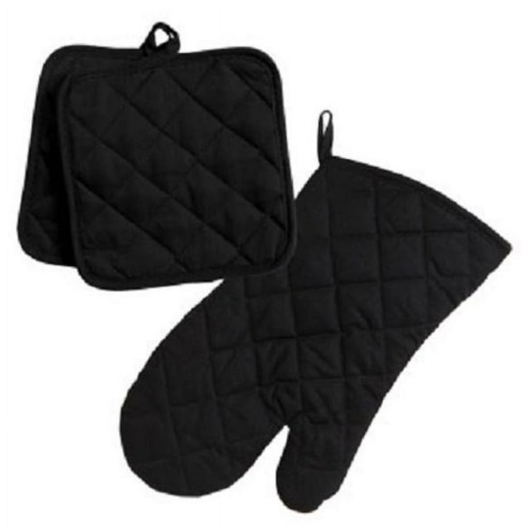 Qimh Oven Mitts and Pot Holders, 6 Pcs Kitchen Oven Mitts Set with