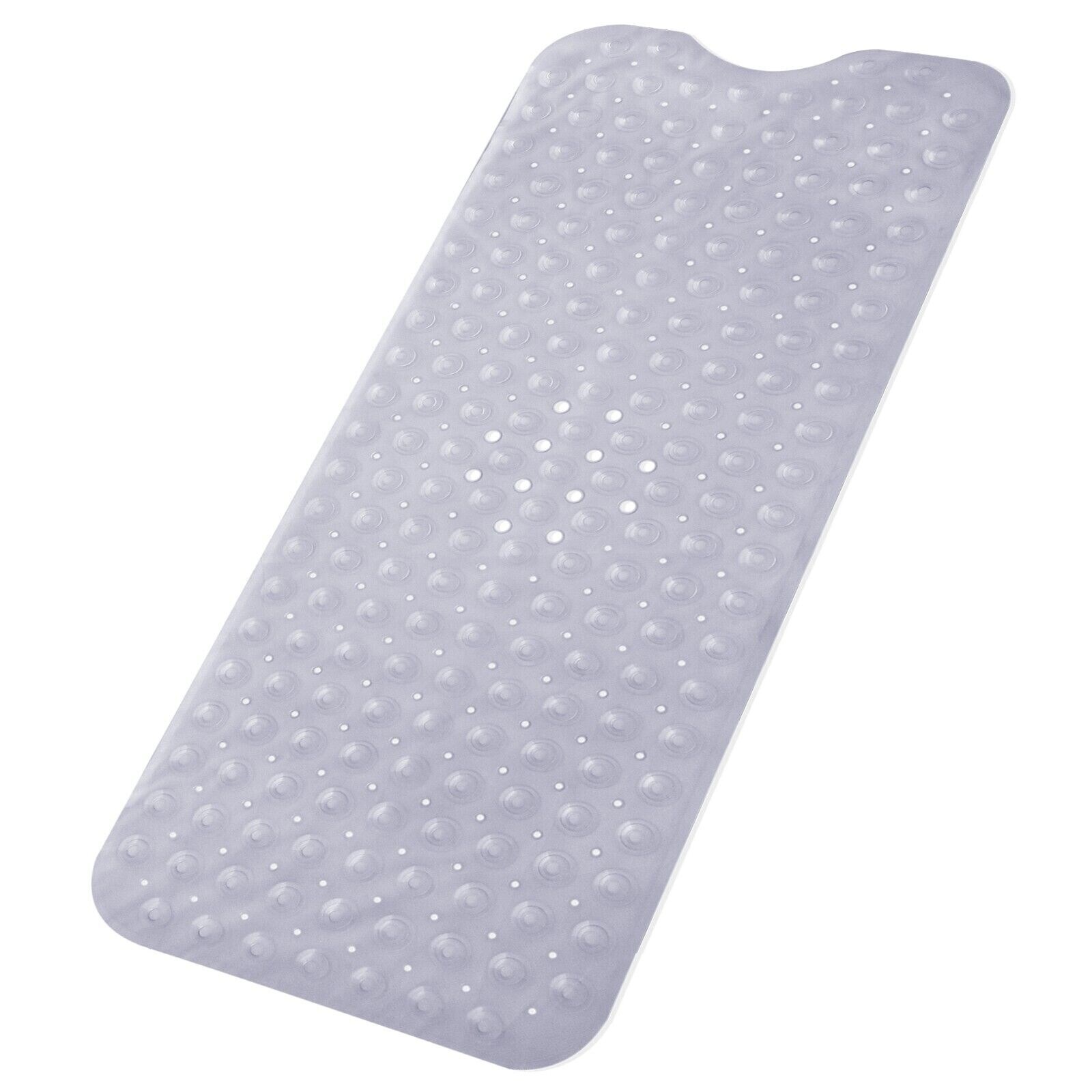 Home Collection Extra Long NonSlip Antibacterial Bath Tub Mat Clear