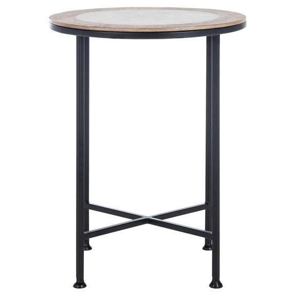 Home Collection Lumi Black Agate Accent Table