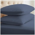 thumbnail image 1 of Home Collection Premium Ultra Soft Sheet Set or Pillowcases Color: Navy Size: KG PC 2PK, 1 of 4
