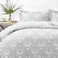 thumbnail image 1 of Home Collection Premium Ultra Soft Soft Damask Pattern 3 Piece Duvet Cover Set, 1 of 5