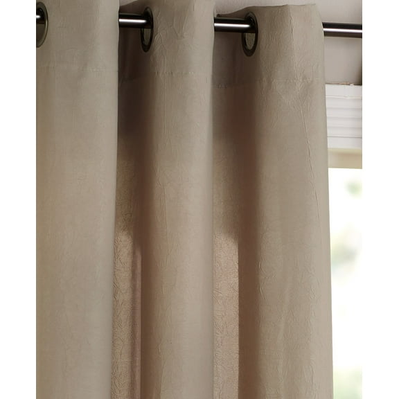Home Collections Solid Grommet Top Panel Beige