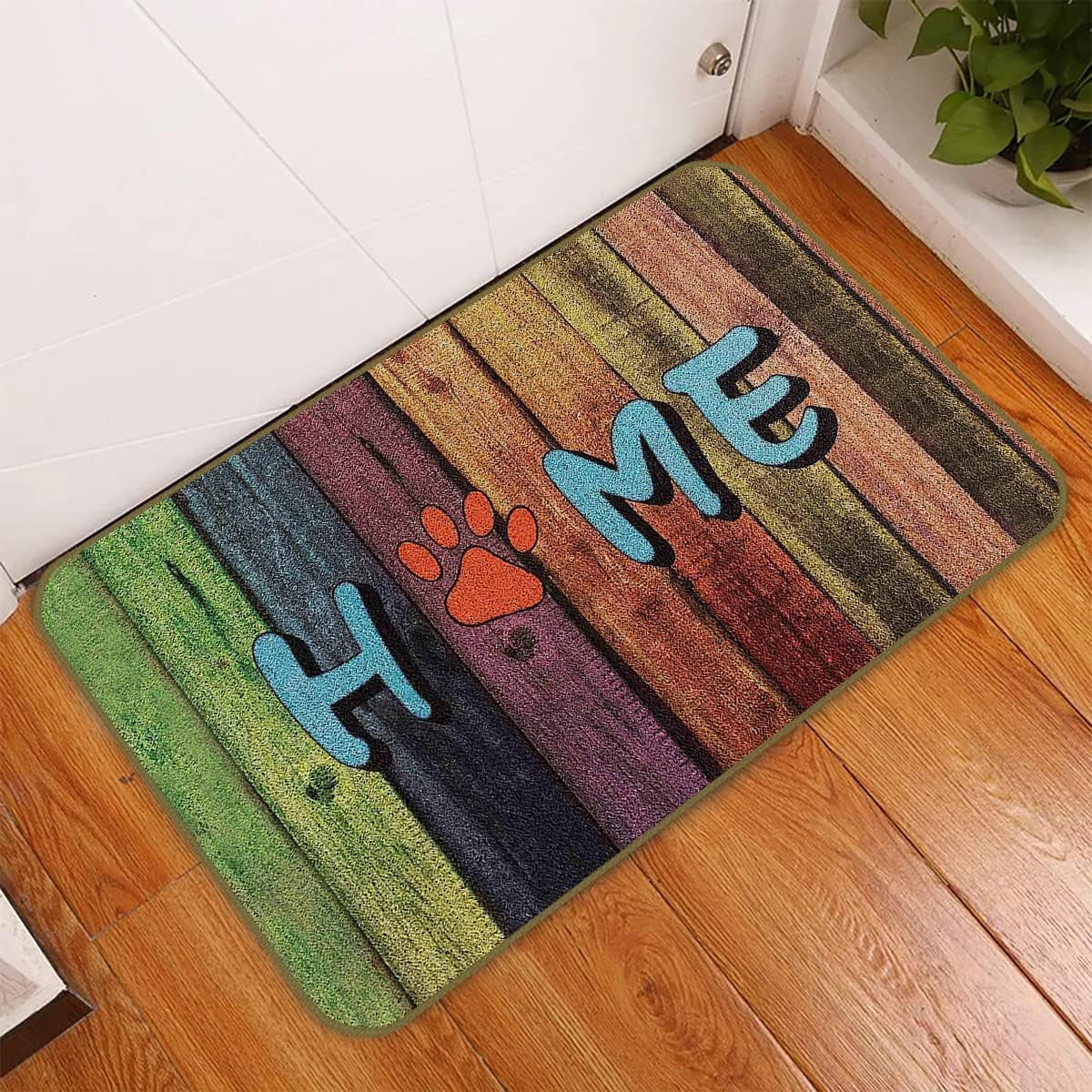 Home Colorful Decorative Doormat,Dog Claw Funny Rug Floor Mats