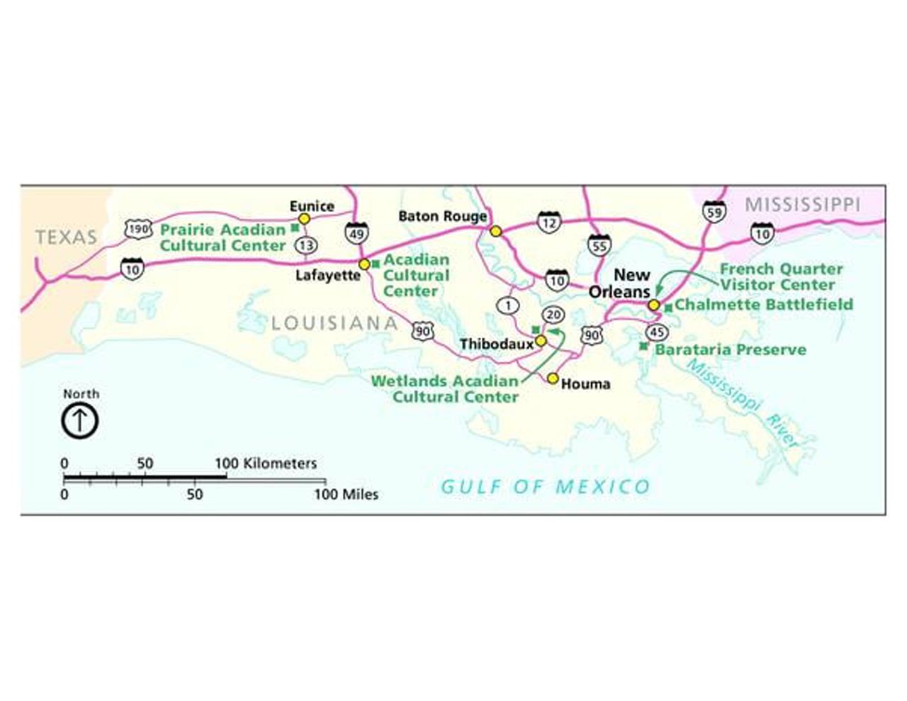 Home Comforts Chalmette Battlefield Area Map Jean Lafitte National