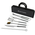 thumbnail image 1 of Home-Complete 7-Piece BBQ Grill Tool Kit - Stainless Steel BBQ Accessories Kitchen Set, 1 of 8
