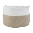 thumbnail image 1 of Home-Complete Extra-Large Rope Basket for Laundry, Blankets, and Toys, Natural, 1 of 8