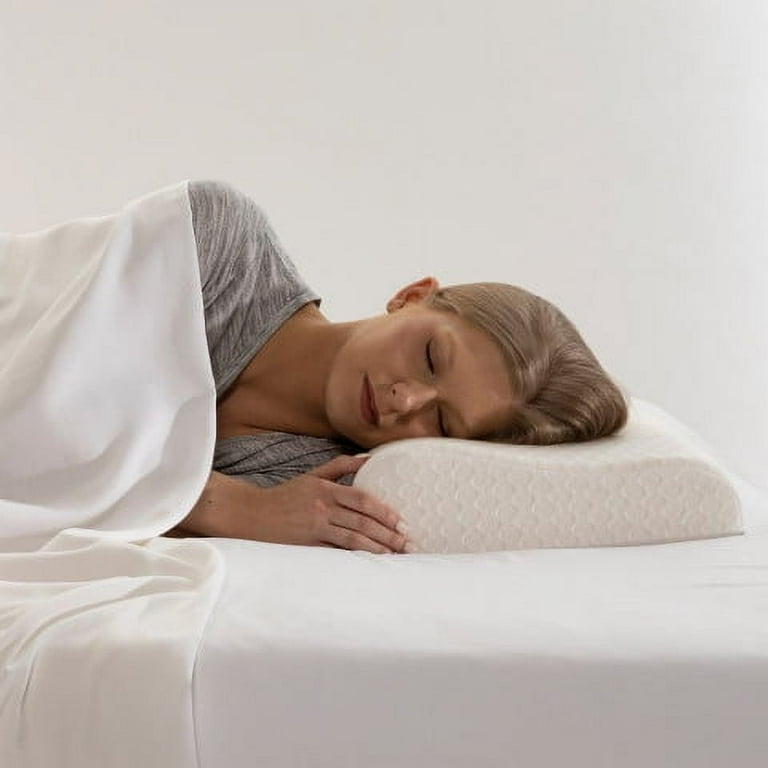 Home Complete Memory Foam Neck Pillow for Side Back and Stomach Sleepers 3.15 lb