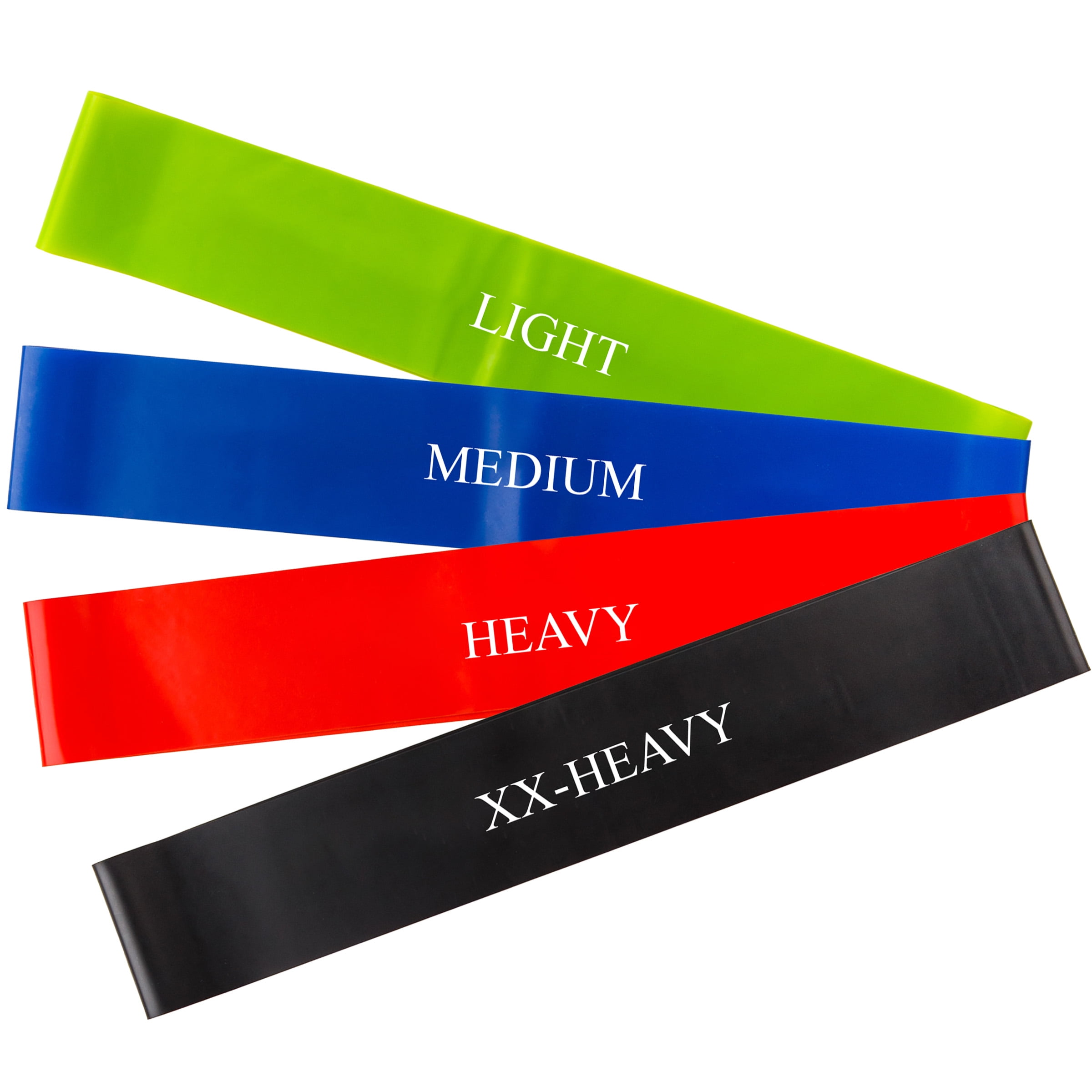 Home Complete Resistance Bands Exercise Bands Loops Set of 4 Walmart