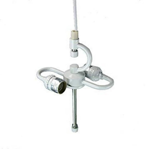 Home Concept 2 Light Swag Conversion Kit White