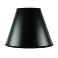 thumbnail image 1 of Home Concept 6x12x9.5 Bold Black Parchment Lampshade with True Gold Lining Hard Back Empire, 1 of 4