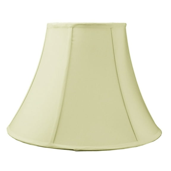Home Concept 9x18x13.5 Egg Shell Shantung Bell Lampshade