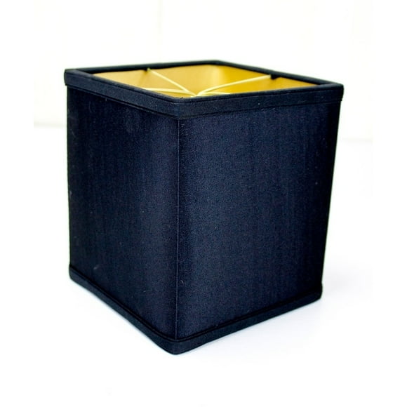 Home Concept Rectangular Drum Lampshade (6x6) (6x6) x 7 Black