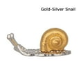 thumbnail image 1 of Home Cone Incense Insense Ash Burner Stand Incense Stick Holder Censer Sandalwood Holder GOLD-SILVER SNAIL, 1 of 8