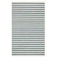 thumbnail image 1 of Home Conservatory Ladder Stripe Blue/Ivory Handwoven Wool Rug 2.5' x 8' - Blue/Ivory, 1 of 6