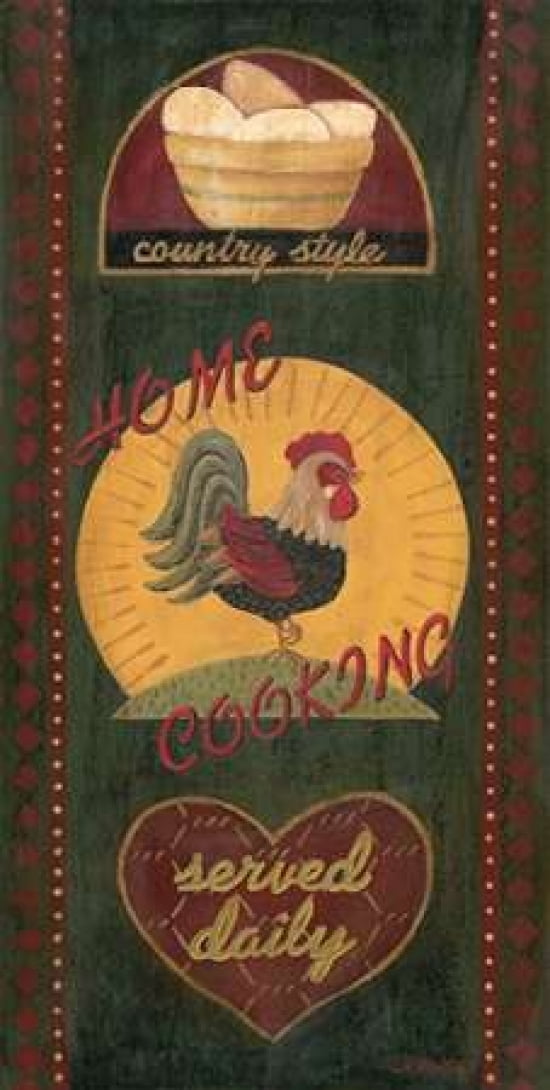 Home Cooking Canvas Art - Jo Moulton (10 x 20)