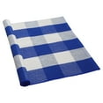 thumbnail image 1 of Home Cotton Woven Checkered Area Floor Rug Carpet Mat Blue 2'11" x 1'12", 1 of 8