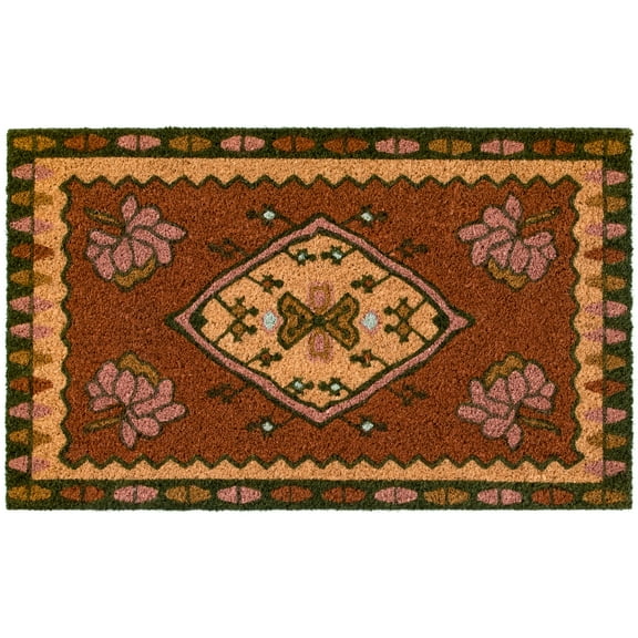 Home Decor Collection Antique Coir Outdoor Doormat, 18"x30"