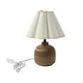 thumbnail image 1 of Home Decor Collection 12.5" Brown Ceramic Table Lamp, 1 of 6
