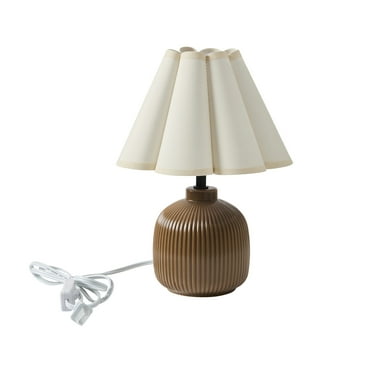 Home Decor Collection 12.5" Brown Ceramic Table Lamp