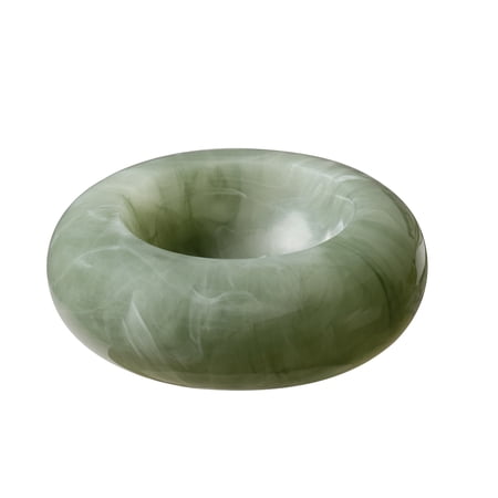 Home Decor Collection 4.5" Green Bubble Resin Trinket Tray
