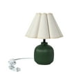 thumbnail image 1 of Home Decor Collection 12.5" Green Ceramic Table Lamp, 1 of 5
