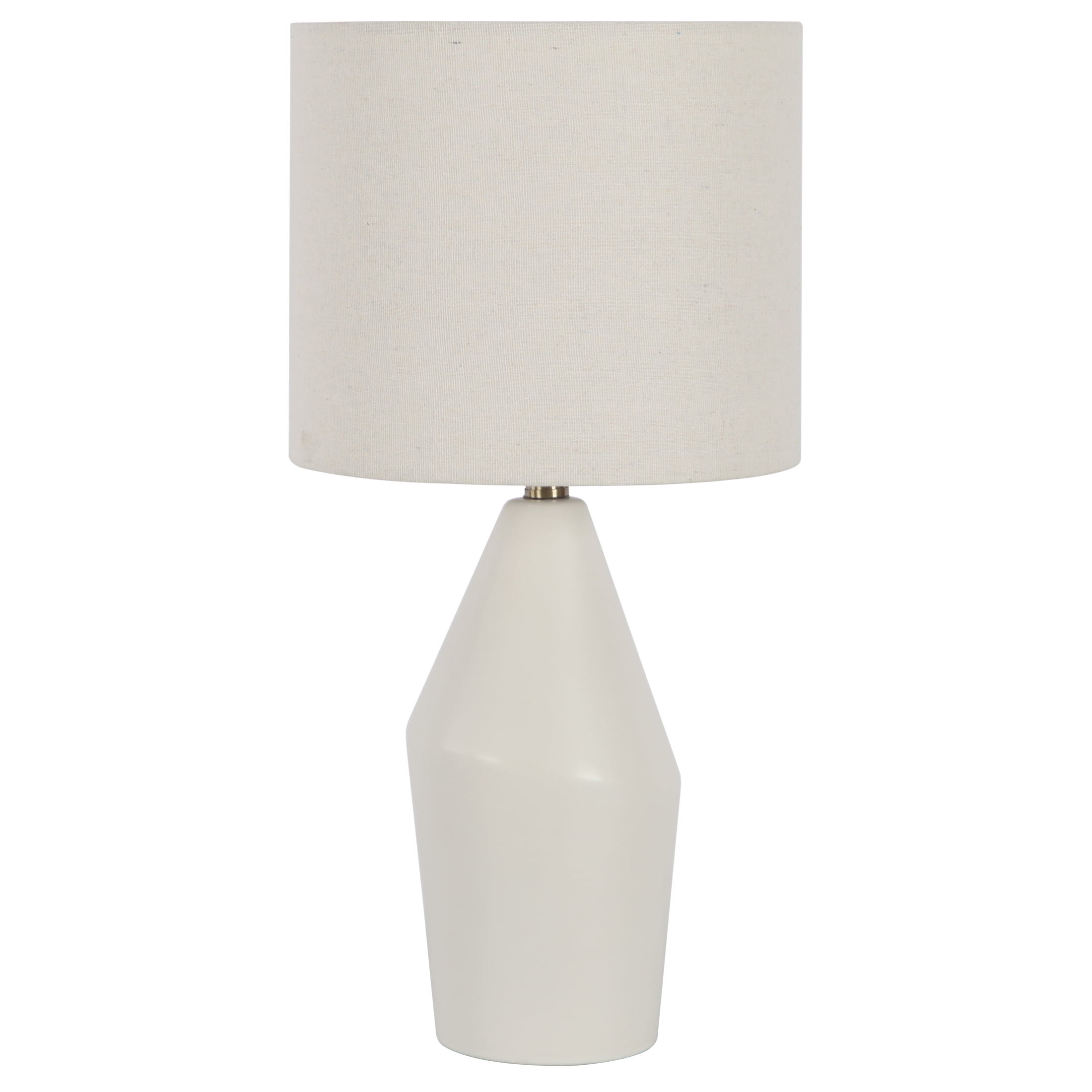 Free Shipping! Home Décor Collection Modern White Ceramic Table Lamp ...