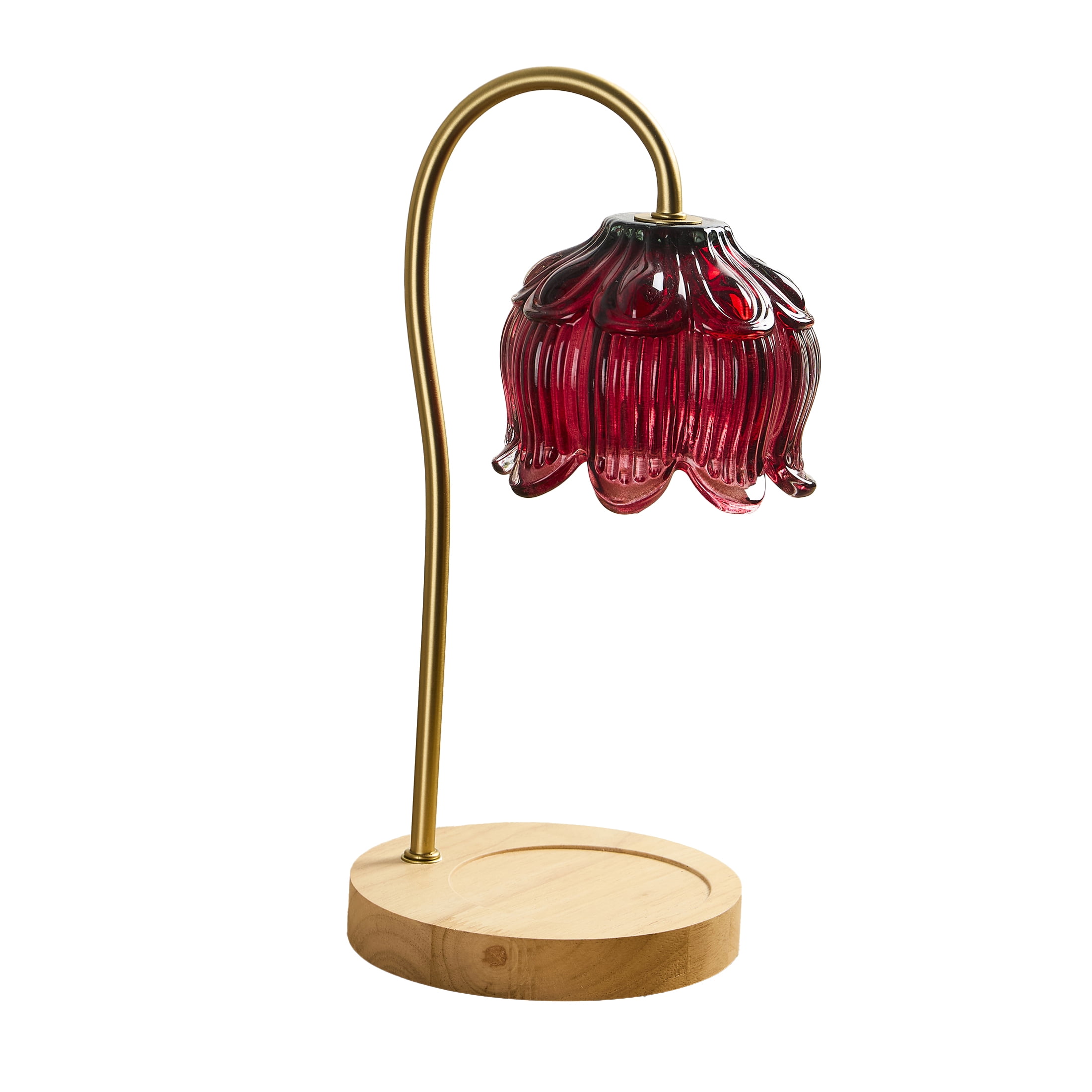 Home Décor Collection Red 13" Candle Warmer Lamp