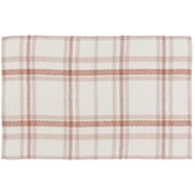 Home Decor Collection Rustic Gingham Outdoor Layering Mat, 24"x36"
