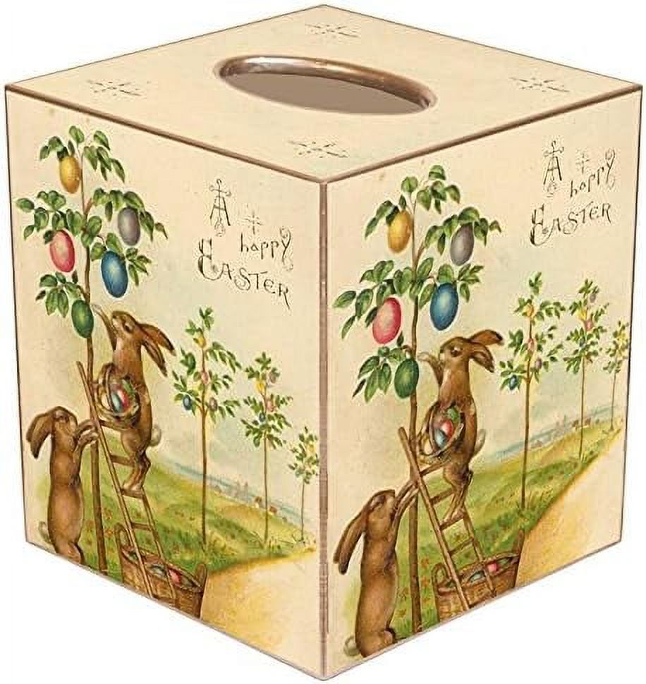 Home Décor Handmade Paper Mache Tissue Box Cover for Vanity Bedroom