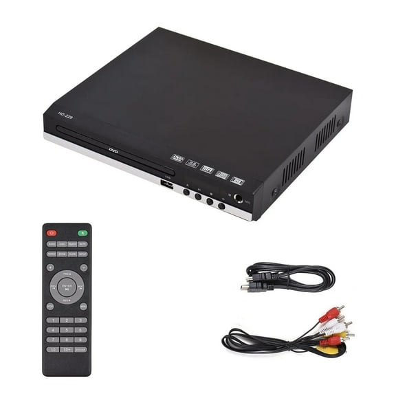 Home DVD Player DVD CD Disc Player Digital Multimedia Player HD AV Output with Remote Control ,Easy to Operate