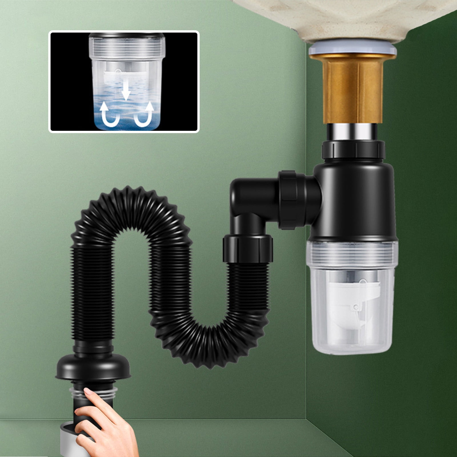 Home Deals up to 30% off Meitianfacai Bathroom Sink Drain Kit, Sink ...