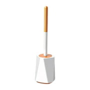 Home Deals up to 35% off, Uhuya Toilet Brush, Toilet Bowl Brush and Holder, Strong Bristles Long Brush and Enough Heavy Base for Bathroom Toilet Orange
