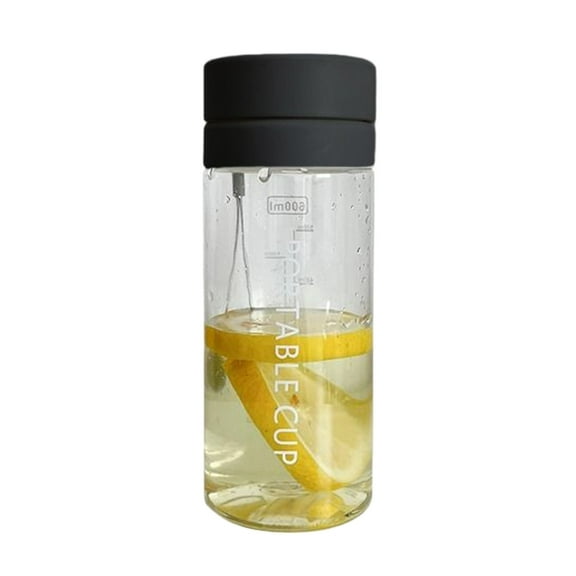 Kyusrd Summer ReservePortable Sports Water Bottle Convenient Clear Material Leak-proof Lightweight And Sturdy Plastic Fruit And Ice Filter Suitable For Outdoor Home Sports