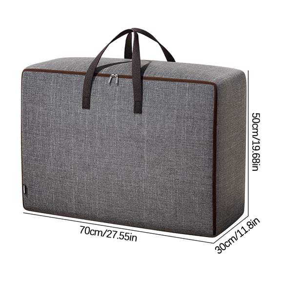 Meitianfacai Extra Large Over-sized Handy Storage Bag Waterproof Heavy Duty Oxford Travel Luggage Caddy Organizer Quilt Blanket Reusable Laundry Bag Space Saver Storage Bag with Web Handles