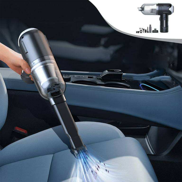 Home Deals RBCKVXZ Black Car Vacuum Cleaner 8000Pa Powerful Handheld Cordless Vacuum Cleaner 70W 4000mAh Portable Vacuum Cleaner with Washable Efficient filtration Filter USB Cleaning Supplies Walmart...