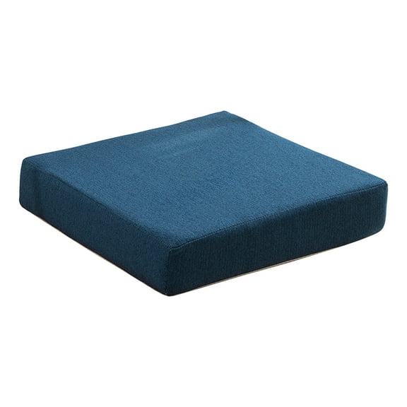 Home Decor 1-Pack 16" x 16" High Density Upholstery Foam, Chair Cushion Square Foam for Dining Chairs, Wheelchair Seat Cushion Replacement (Blue)