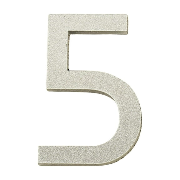 Home Decor, 10CM Acrylic Silvery Number Plates For Modern And Stylish Decor, Birthday Gifts