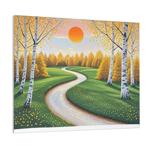 Home Decor 16 X 20 Lush Green For Living Room Bedroom Kitchen Office Maple Leaf Artwork For Walls Canvas Paintings