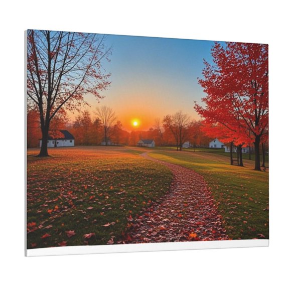 Home Decor 16 X 20 Pomegranate Red For Living Room Bedroom Kitchen Office Maple Leaf Wall Paint Canvas Paintings