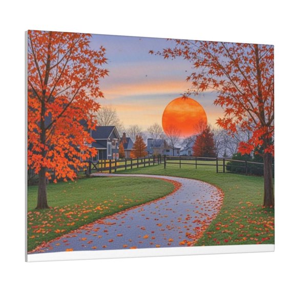 Home Decor 16 X 20 Shining For Living Room Bedroom Kitchen Office Maple Leaf Canvas Art Wall Decor Canvas Paintings