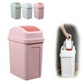 thumbnail image 1 of Kitchen Can Swing Top Garbage Buckets Covered Kitchen Living Room Can Flip Sundries to Store Buckets Garbage Cans with Swing Lid for Bathrooms, 1 of 7